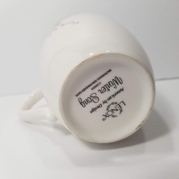 Lenox Coffee Mug Winter Song Pinecone Forest Xmas - Picture 4 of 5